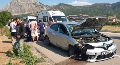 Kazada bir kişi yaralandı