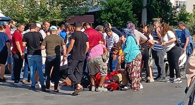 Kazada motosiklet sürücüsü ağır yaralandı