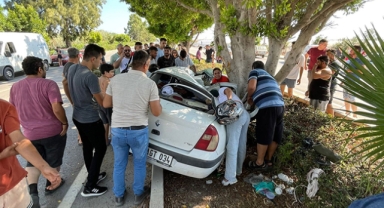 Kazada ölen anne, baba ve kızı son yolculuğa uğurlandı