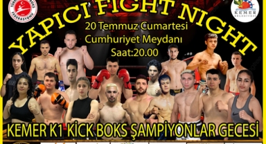 Kemer’de Kick Boks heyecanı