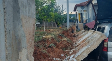 Korkuteli'nde sağanak yağış