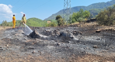 Kumluca'daki orman yangını kontrol altına alındı