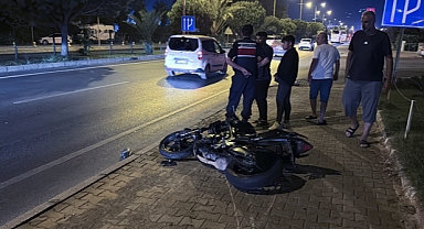 Motosikletin çarptığı Ukrayna uyruklu yaya öldü