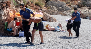 Neşter ve baltayla polise direndiler!