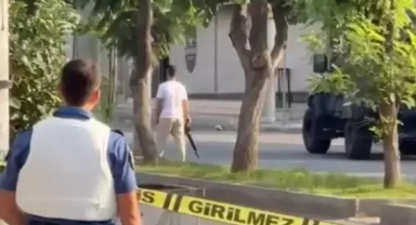Polis merkezi önünde ateş açan şahıs etkisiz hale getirildi