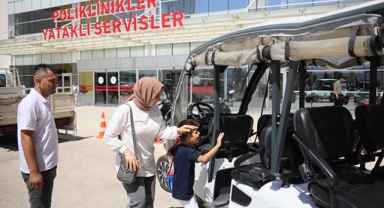Şehir Hastanesi'nde hastalar için araç