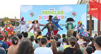 Parklar şenleniyor çocuklar eğleniyor