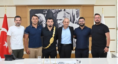 Başpehlivan'dan Kocagöz'e ziyaret
