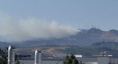 Bursa'da orman yangınına müdahale ediliyor