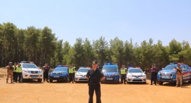 Jandarma komandolar görev başında
