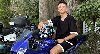 Kask kamerasına yansıdı