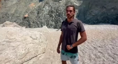 Kayıp çantayı tekne çalışanı buldu
