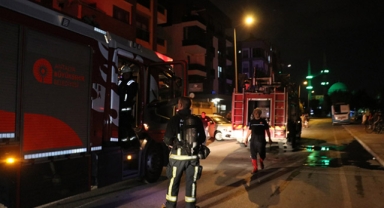 Klimadan çıkan yangın panik yarattı