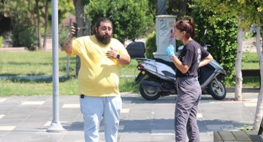 Kocasına kızdı kendini suya attı
