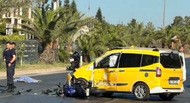 Motosikletin sürücüsü öldü