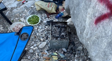 Ormanlık alanda mangal ateşine para cezası