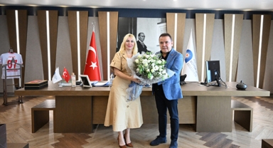 Rektör Özkan, Başkan Böcek'i ziyaret etti