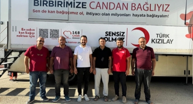 Sanayi esnafı kan bağışladı