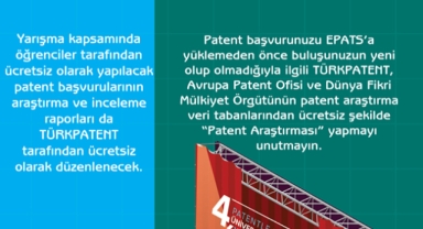 Üniversiteler Patent Yarışması başvuruları devam ediyor