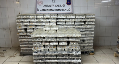 1070 litre kaçak alkol ele geçirildi