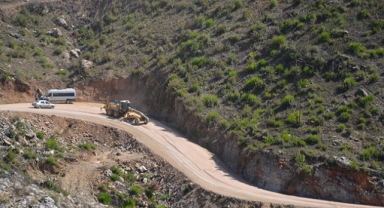 Alanya Dim’de asfalt hazırlığı