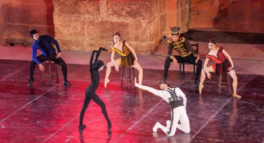 Aspendos Antik Tiyatrosu'nda tango ateşi
