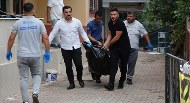 Cesedini karısı buldu