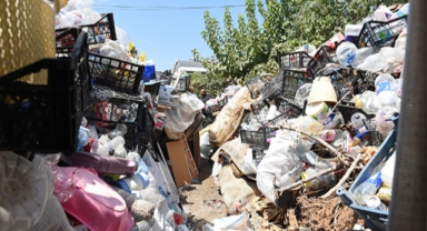 Evden 14 kamyon çöp çıktı