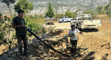 İçme suyu hattı yenileme çalışması