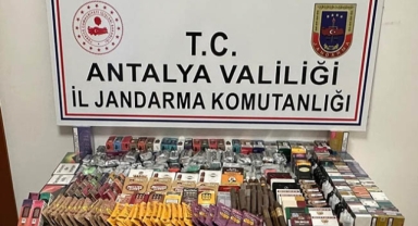 Kaçak sigara ve tütün ele geçirildi