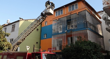 Kullanılmayan binadaki yangın söndürüldü