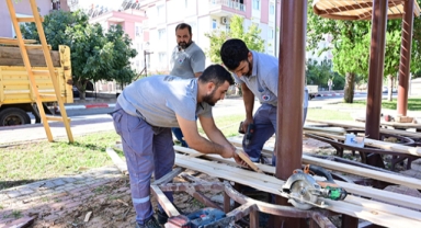 Mahalle sakinleri istedi, Şehit Ahmet Belen Parkı yenilendi
