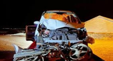 Motosiklete arkadan çarpan sürücü yakalandı