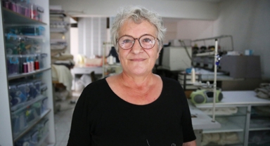 Nakış ile iki evladını okuttu