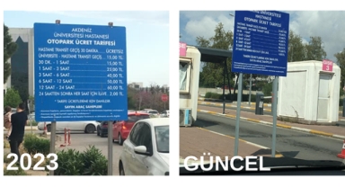 Üniversite Hastanesi’nden otopark ücretine zam