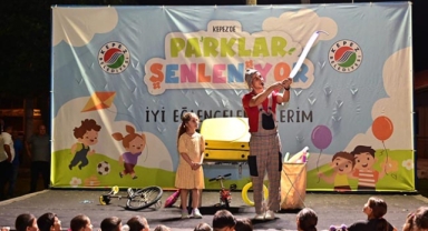 Varsak şenlendi, çocuklar eğlendi