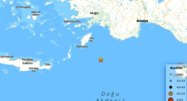 Akdeniz'de deprem
