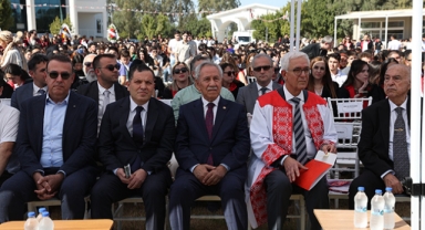 Bülent Arınç, Belek Üniversitesi'nin açılış törenine katıldı