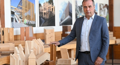 Deprem bölgesine ahşap konut