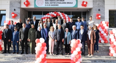 Finike'de okul açma töreni