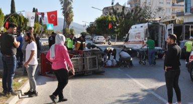 Gazipaşa'daki kazada 2 kişi yaralandı