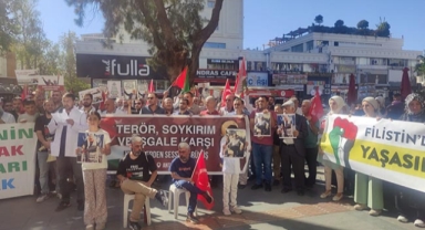 Gazze için yürüdüler