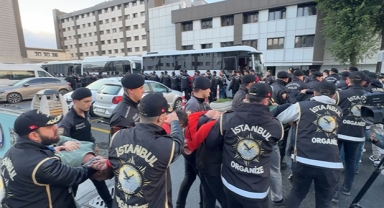 İki ayrı organize suç örgü üyesi 157 zanlı adliyede