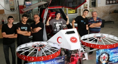 İlk yardım dronu birinci oldu