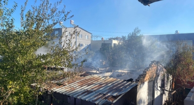 Müstakil evde yangın çıktı