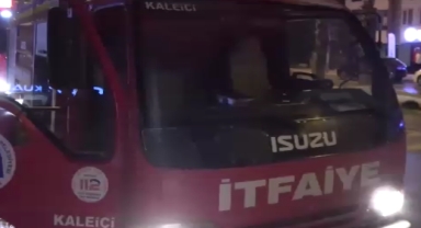 Tadilat yapılan dairede yangın