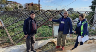 Alanya'da hasar tespiti