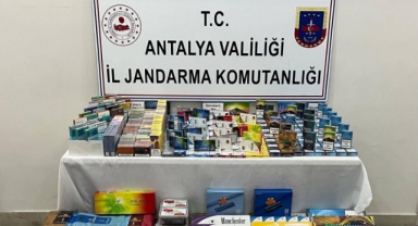 Antalya'da kaçak tütün operasyonu