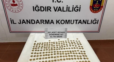 Bizans dönemine ait onlarca sikke ele geçirildi