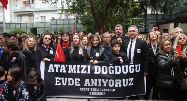 Büyük Önder Atatürk,doğduğu evde anıldı